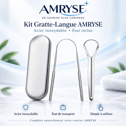 Gratte-Langue AMRYSE — Acier Inoxydable