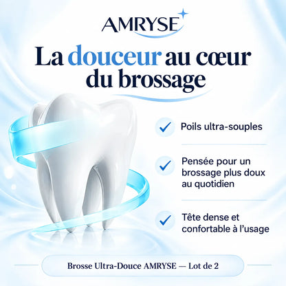 Brosse Ultra-Douce AMRYSE — Lot de 2