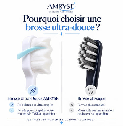 Brosse Ultra-Douce AMRYSE — Lot de 2